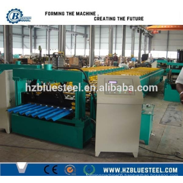 Galvanized Metal Steel Roof Machine, Glazed Tile Roofing Sheet Roll Forming Machine, Roof Making Machine